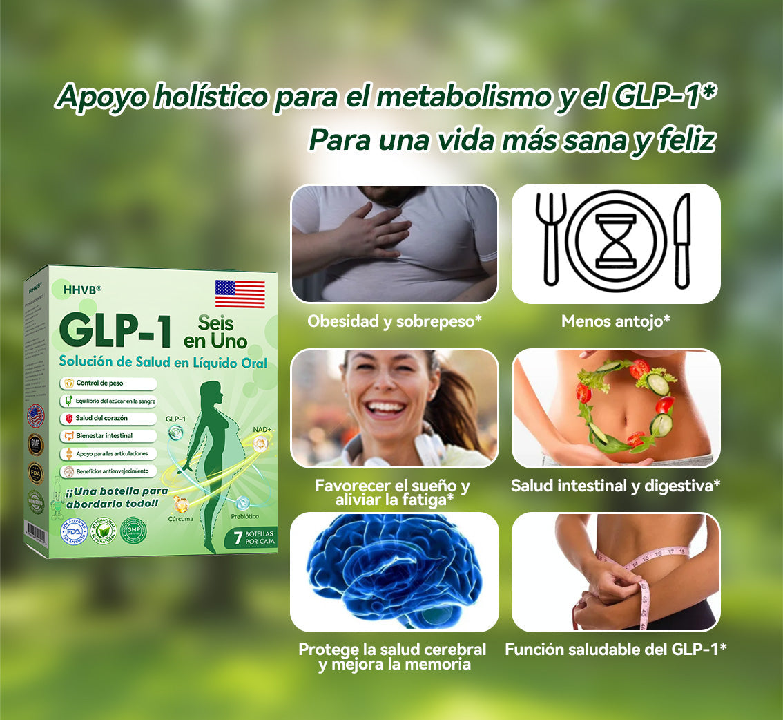 Tienda Oficial |𝐻𝑯𝐕𝐁®👩‍⚕️𝑺𝒐𝒍𝒖𝒄𝒊ó𝒏 𝒐𝒓𝒂𝒍 𝒍í𝒒𝒖𝒊𝒅𝒂 𝐆𝑳𝑷-1 𝒔𝒆𝒊𝒔 𝒆𝒏 𝒖𝒏𝒐 (Solo una dosis al día, cambios visibles en 7 días) 💖 Para obesidad, salud cardiovascular, diabetes, apnea del sueño, problemas articulares y más.