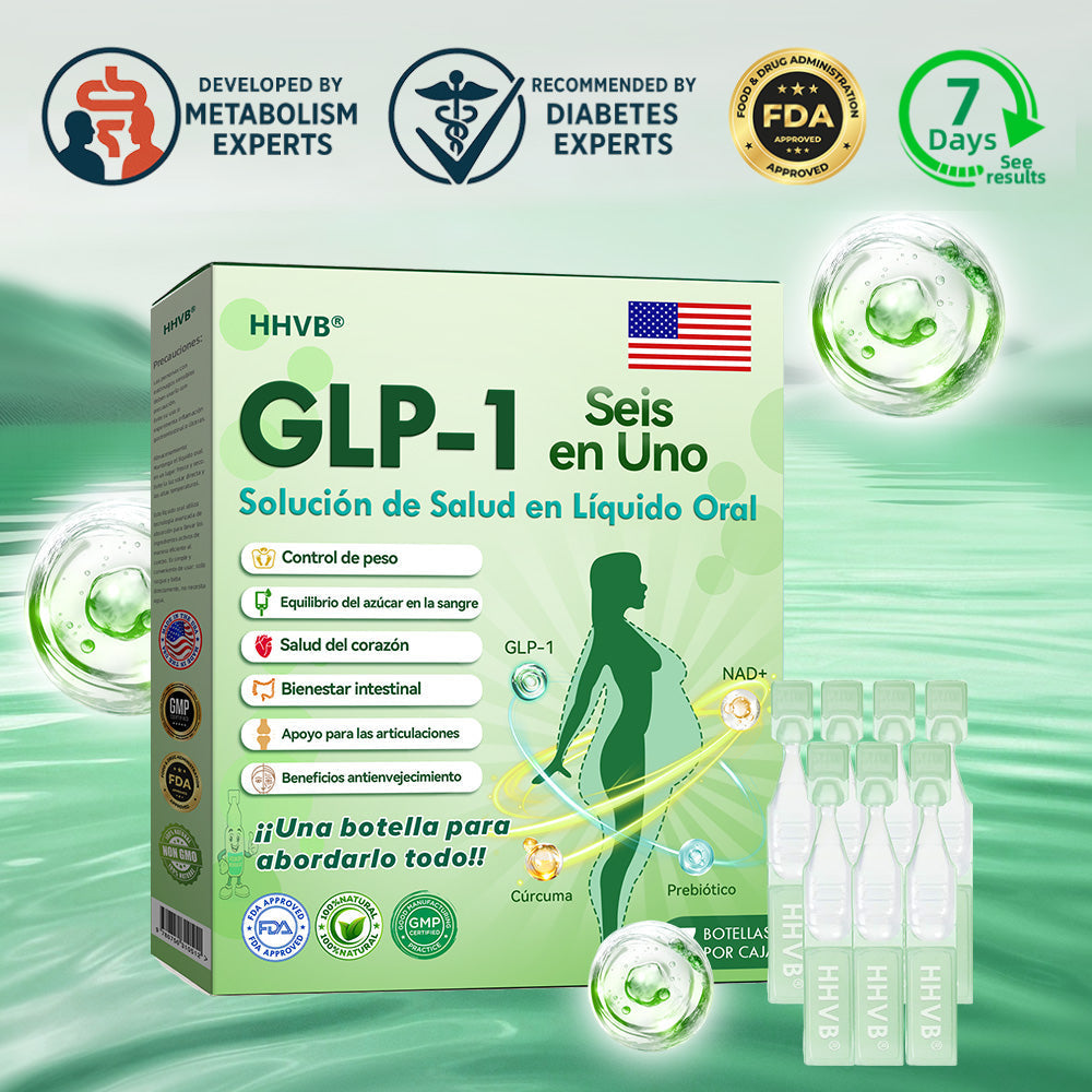 Tienda Oficial |𝐻𝑯𝐕𝐁®👩‍⚕️𝑺𝒐𝒍𝒖𝒄𝒊ó𝒏 𝒐𝒓𝒂𝒍 𝒍í𝒒𝒖𝒊𝒅𝒂 𝐆𝑳𝑷-1 𝒔𝒆𝒊𝒔 𝒆𝒏 𝒖𝒏𝒐 (Solo una dosis al día, cambios visibles en 7 días) 💖 Para obesidad, salud cardiovascular, diabetes, apnea del sueño, problemas articulares y más.