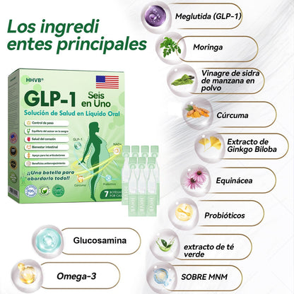 Tienda Oficial |𝐻𝑯𝐕𝐁®👩‍⚕️𝑺𝒐𝒍𝒖𝒄𝒊ó𝒏 𝒐𝒓𝒂𝒍 𝒍í𝒒𝒖𝒊𝒅𝒂 𝐆𝑳𝑷-1 𝒔𝒆𝒊𝒔 𝒆𝒏 𝒖𝒏𝒐 (Solo una dosis al día, cambios visibles en 7 días) 💖 Para obesidad, salud cardiovascular, diabetes, apnea del sueño, problemas articulares y más.